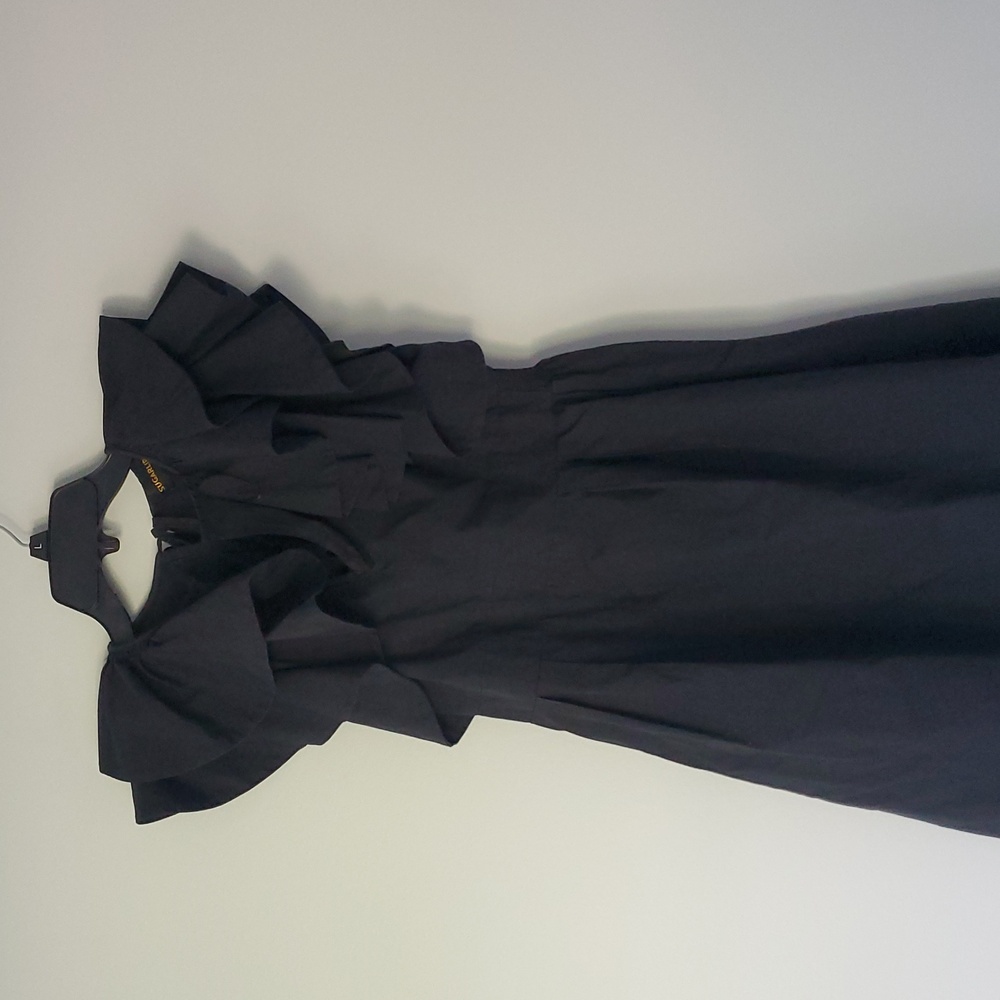 Sugarlips Black Dress with Ruffles